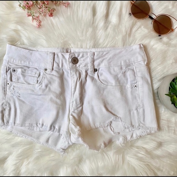 American Eagle Outfitters Pants - AE White Denim Shorts